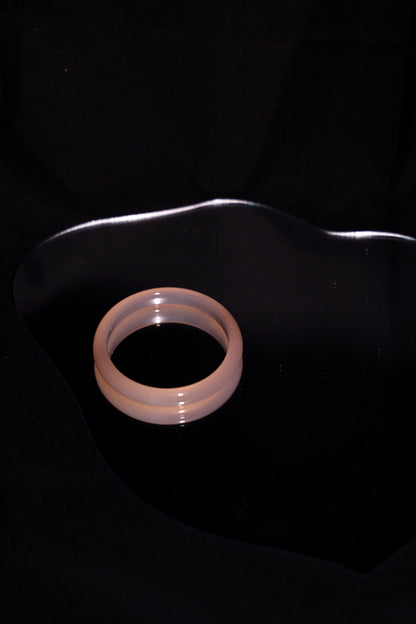 Rosé I - Pink jade stone bangle