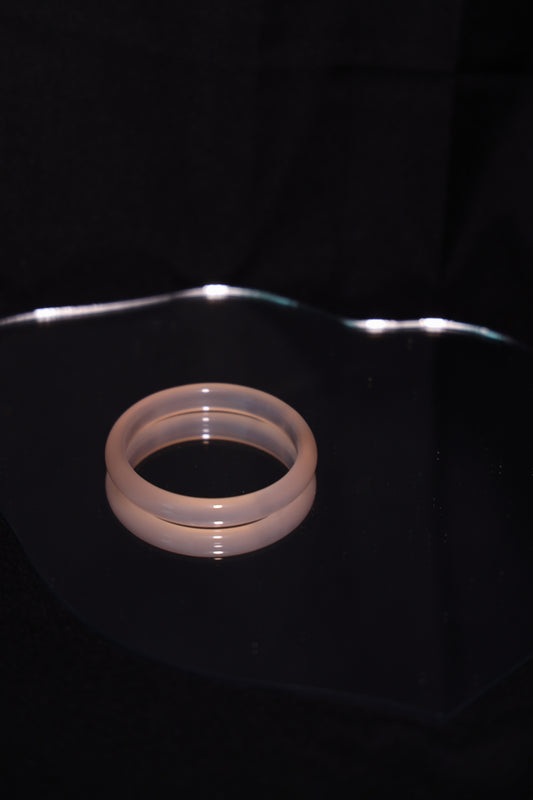 Rosé II - Pink jade stone bangle